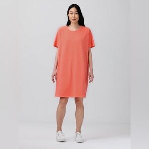 Eileen Fisher Pima Cotton Stretch Jersey T-Shirt Dress